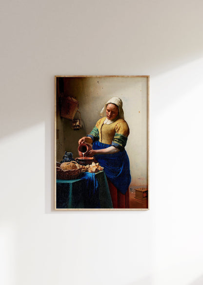 Johannes Vermeer Poster, Vintage Gallery Art Print, Vermeer Print, Famous Art, Vintage Museum Print, Vermeer Vintage Wall Art, Ideal Gift