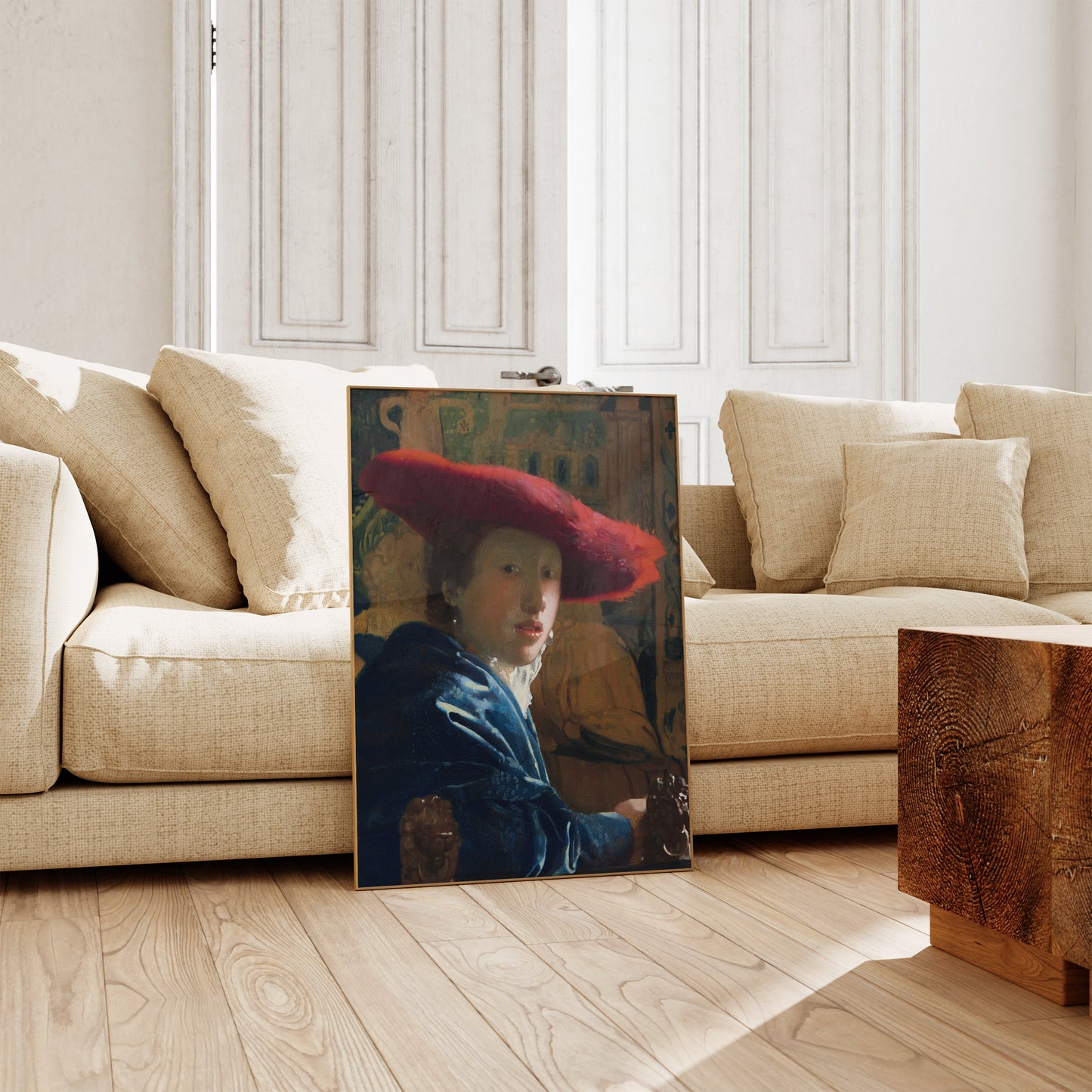 Johannes Vermeer Poster, Vintage Gallery Art Print, Vermeer Print, Famous Art, Vintage Museum Print, Vermeer Vintage Wall Art, Ideal Gift