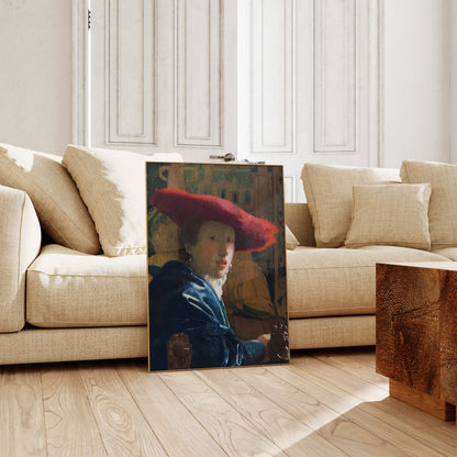 Johannes Vermeer Poster, Vintage Gallery Art Print, Vermeer Print, Famous Art, Vintage Museum Print, Vermeer Vintage Wall Art, Ideal Gift