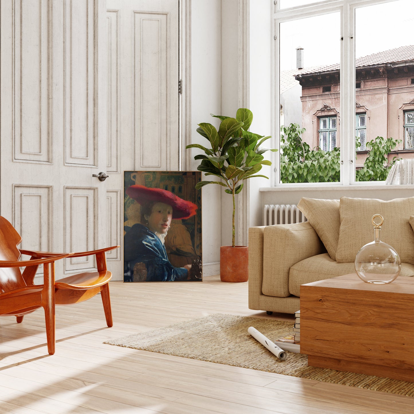 Johannes Vermeer Poster, Vintage Gallery Art Print, Vermeer Print, Famous Art, Vintage Museum Print, Vermeer Vintage Wall Art, Ideal Gift