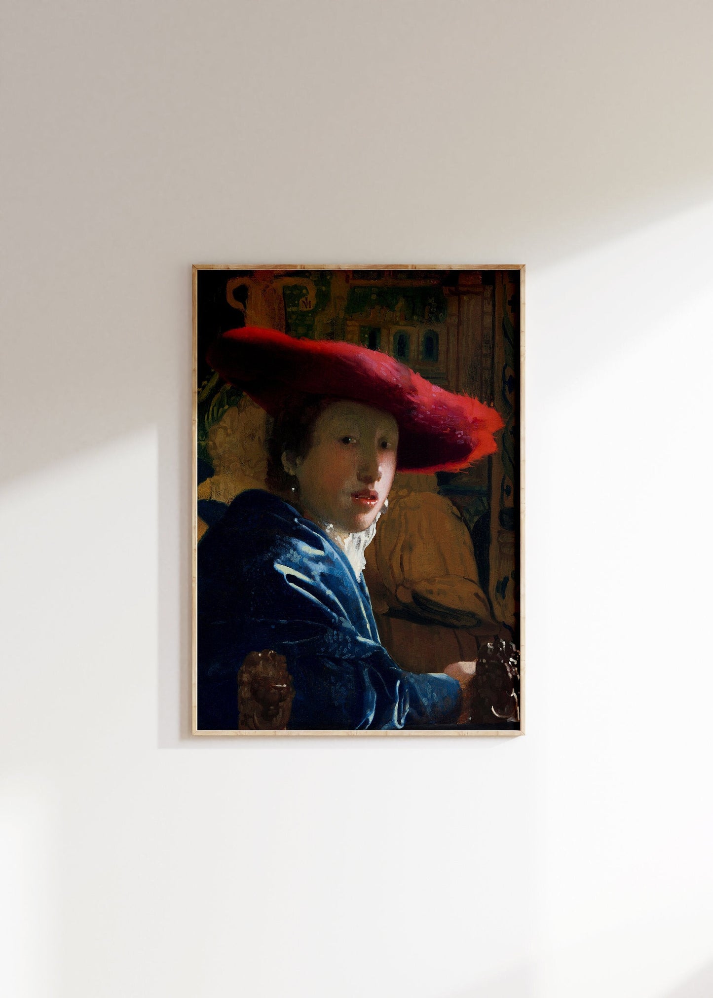 Johannes Vermeer Poster, Vintage Gallery Art Print, Vermeer Print, Famous Art, Vintage Museum Print, Vermeer Vintage Wall Art, Ideal Gift