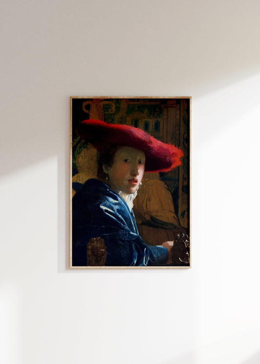 Johannes Vermeer Poster, Vintage Gallery Art Print, Vermeer Print, Famous Art, Vintage Museum Print, Vermeer Vintage Wall Art, Ideal Gift