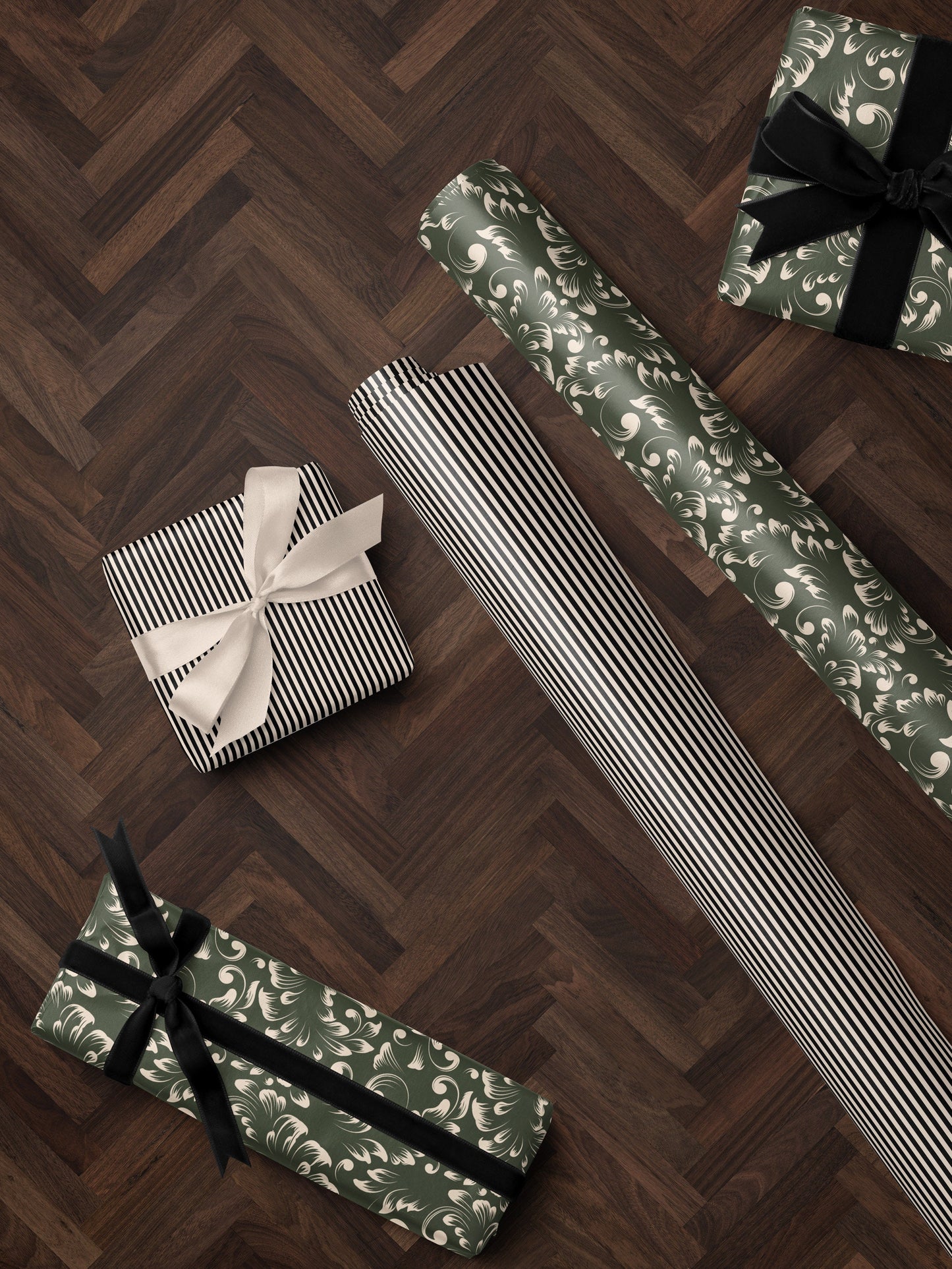 Green Wedding Wrapping Paper Classy Gift Wrap Anniversary Wrapping Paper Elegant Gift Wrap Wedding Gift Wrap Special Occasion Gift Wrap