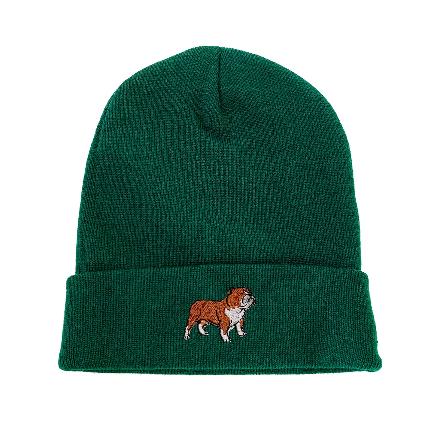 Bulldog Embroidered Beanie Dog Beanie Winter Beanie