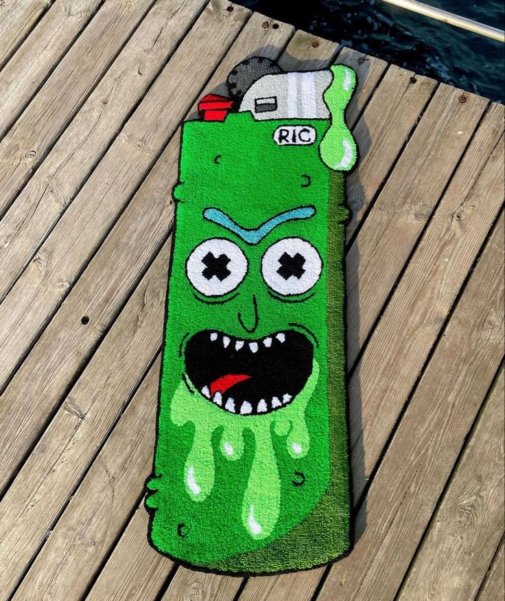 Custom Designed Hand-Tufted Rug Art