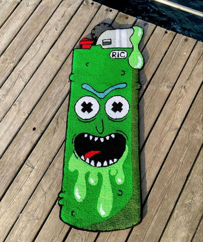 Custom Designed Hand-Tufted Rug Art