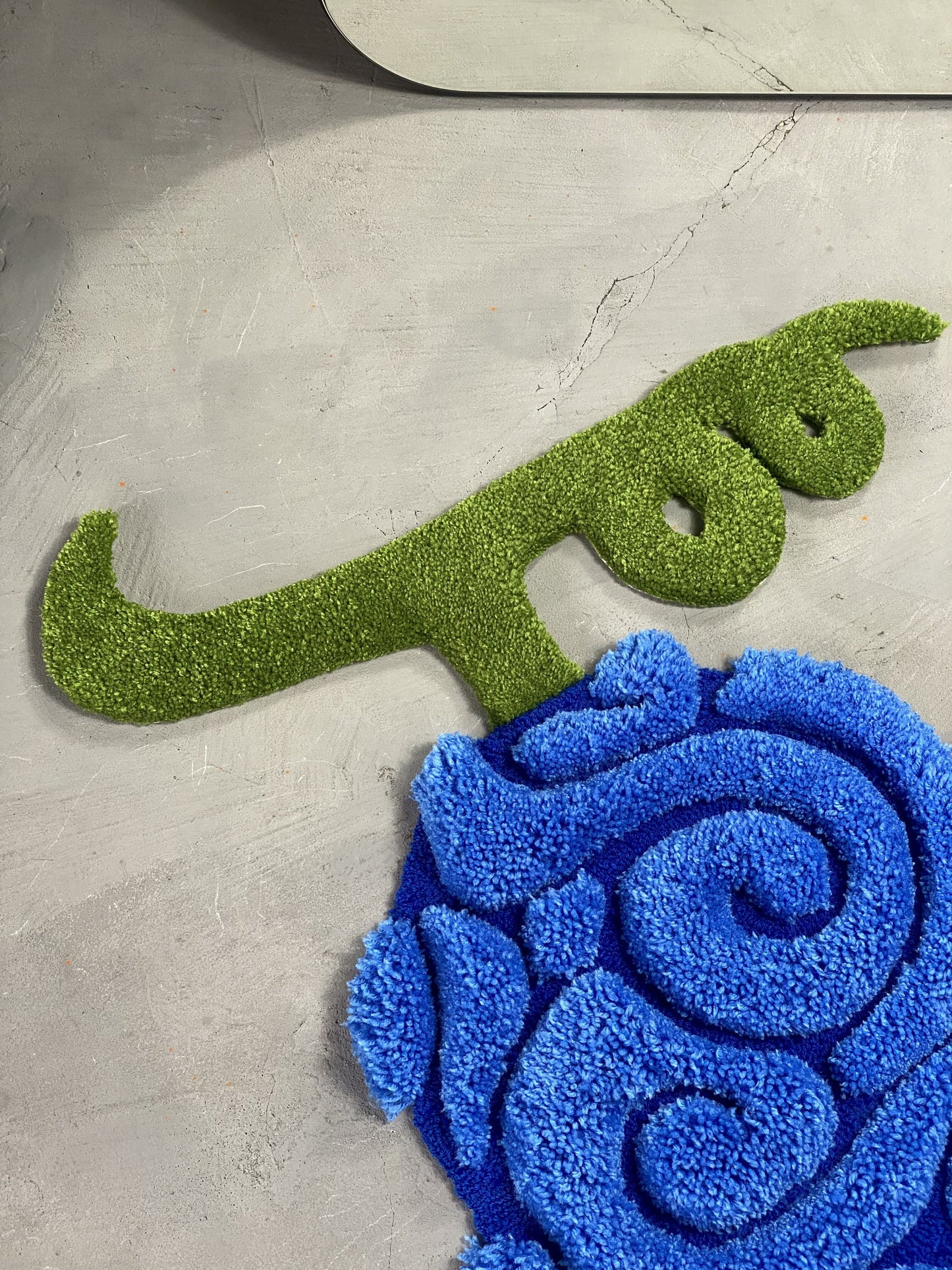 Anime themed 3D Tufted Rug, Handmade Fluffy Rug, Anime Rug, Anime Fan Gift, Plush Rug