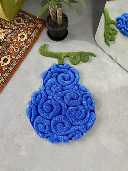 Anime themed 3D Tufted Rug, Handmade Fluffy Rug, Anime Rug, Anime Fan Gift, Plush Rug