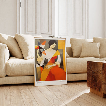 Pablo Picasso Poster, Abstract Vintage Art Print, Minimalist Gift Idea, Famous Artist Print, Gallery Picasso Print, Exhibition Line Art