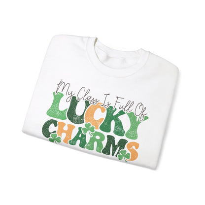 My Class Is Full Of Lucky Charms Sweatshirt, St Patrick Day Teacher, Teacher St Patrick's Day Shirt, One Lucky Teacher Shirt, Teacher Gift