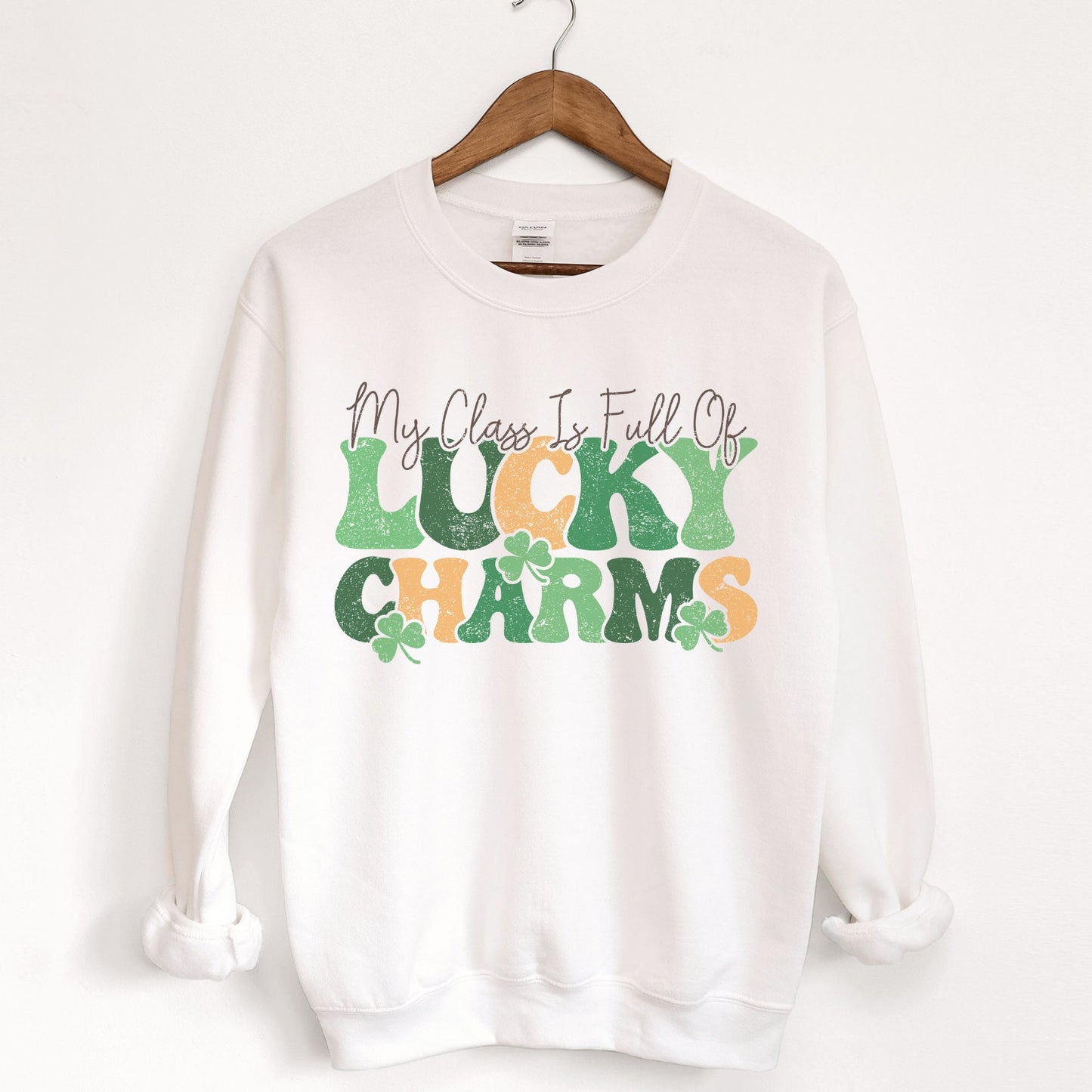 My Class Is Full Of Lucky Charms Sweatshirt, St Patrick Day Teacher, Teacher St Patrick's Day Shirt, One Lucky Teacher Shirt, Teacher Gift