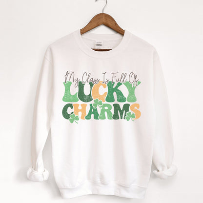 My Class Is Full Of Lucky Charms Sweatshirt, St Patrick Day Teacher, Teacher St Patrick's Day Shirt, One Lucky Teacher Shirt, Teacher Gift