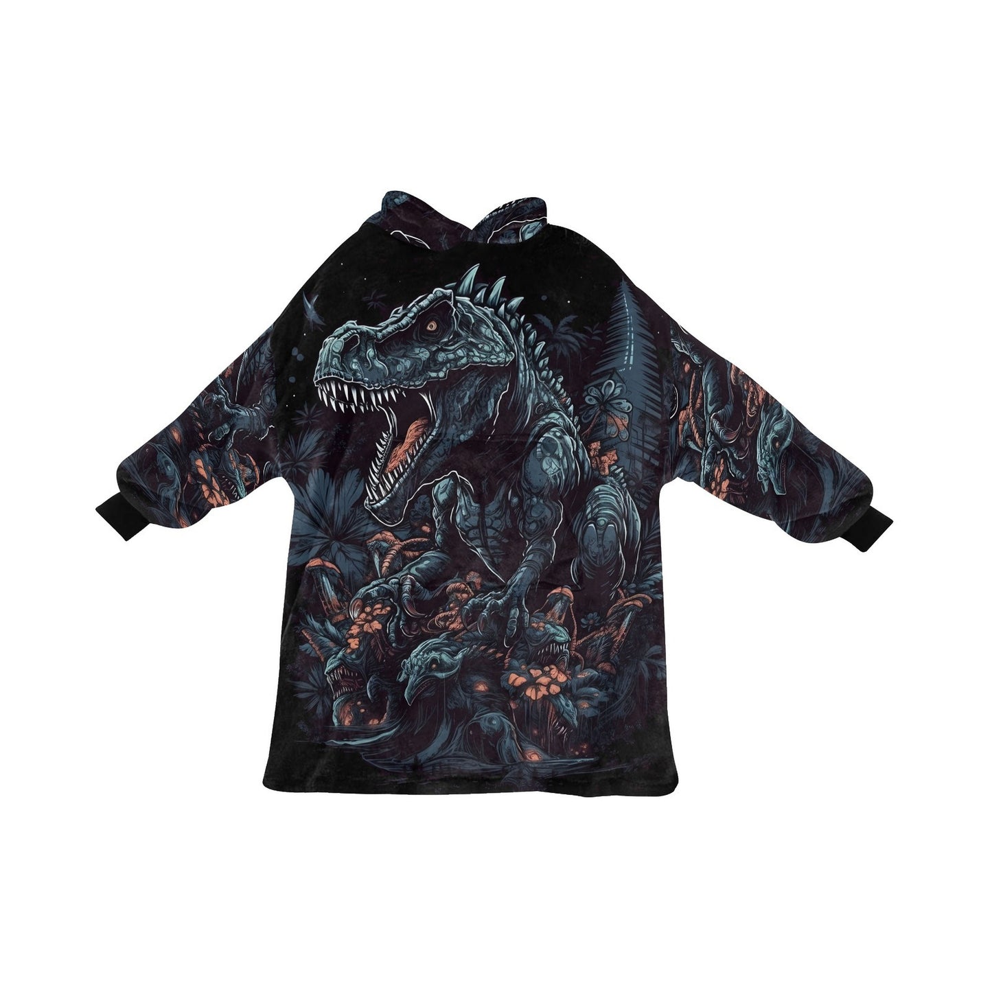 Kids Blanket Hoodie Dinosaur Godzilla Gojira Kaiju