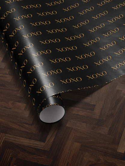 XOXO Wrapping Paper Love Gift Wrap for Special Occasion Wrapping Paper Wedding Gift for Valentines Day Gift for Her Date Night Gift