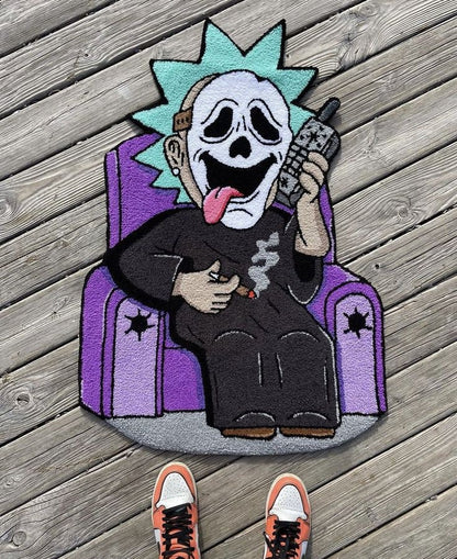 Custom Designed Hand-Tufted Rug Art