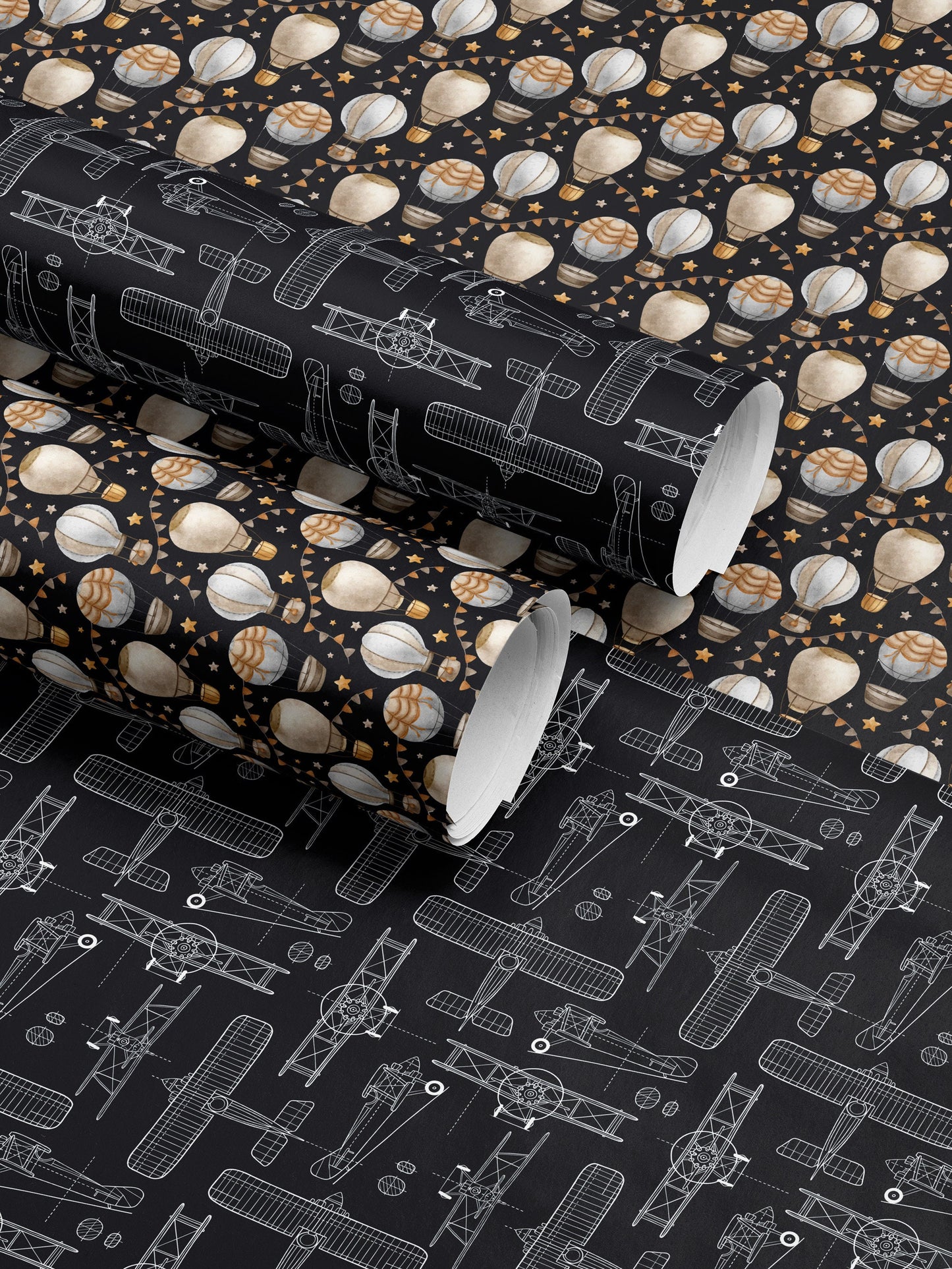 Airplane Wrapping Paper For Him Boy Gift Wrap For Boy Wrapping Paper Birthday Gift Wrap Boy Gift Wrap Baby Shower Gift Wrap Airplane