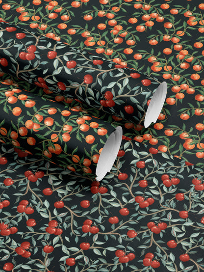 Fruit Wrapping Paper Moody Gift Wrap Orange Wrapping Paper Birthday Gift Wrap Tropical Gift Wrap Moody Wrapping Paper For Special Occasion