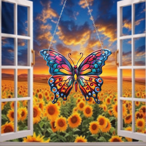 Acrylic Butterfly window hanging, Home and Garden Decor, Summer decoration, Gift Decor For Mom