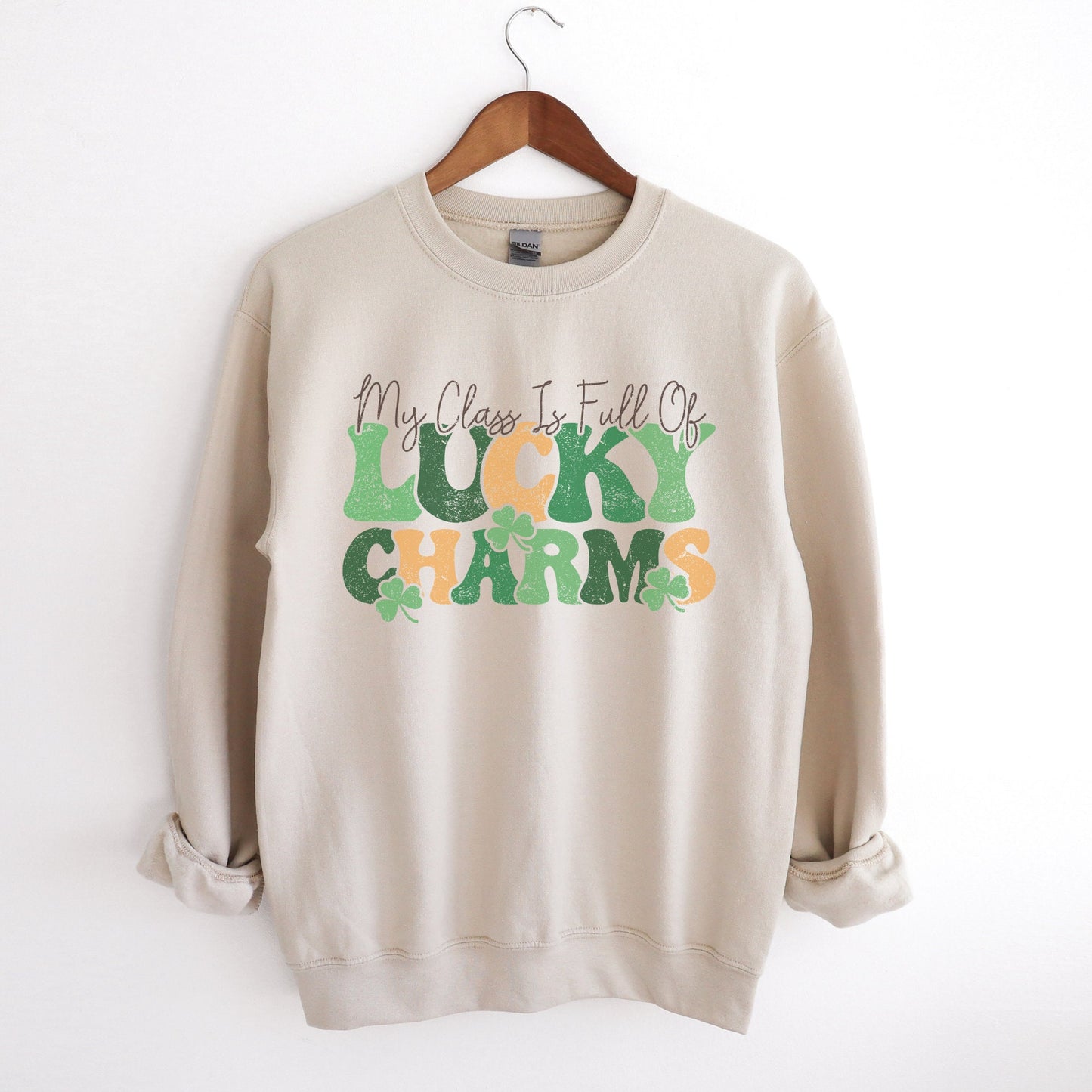 My Class Is Full Of Lucky Charms Sweatshirt, St Patrick Day Teacher, Teacher St Patrick's Day Shirt, One Lucky Teacher Shirt, Teacher Gift