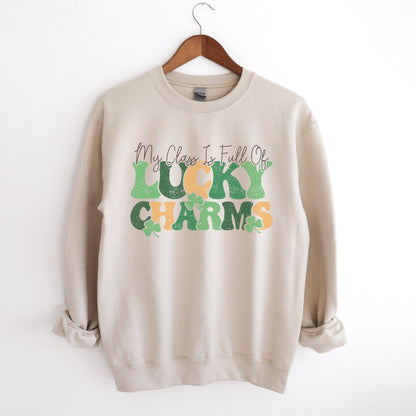 My Class Is Full Of Lucky Charms Sweatshirt, St Patrick Day Teacher, Teacher St Patrick's Day Shirt, One Lucky Teacher Shirt, Teacher Gift