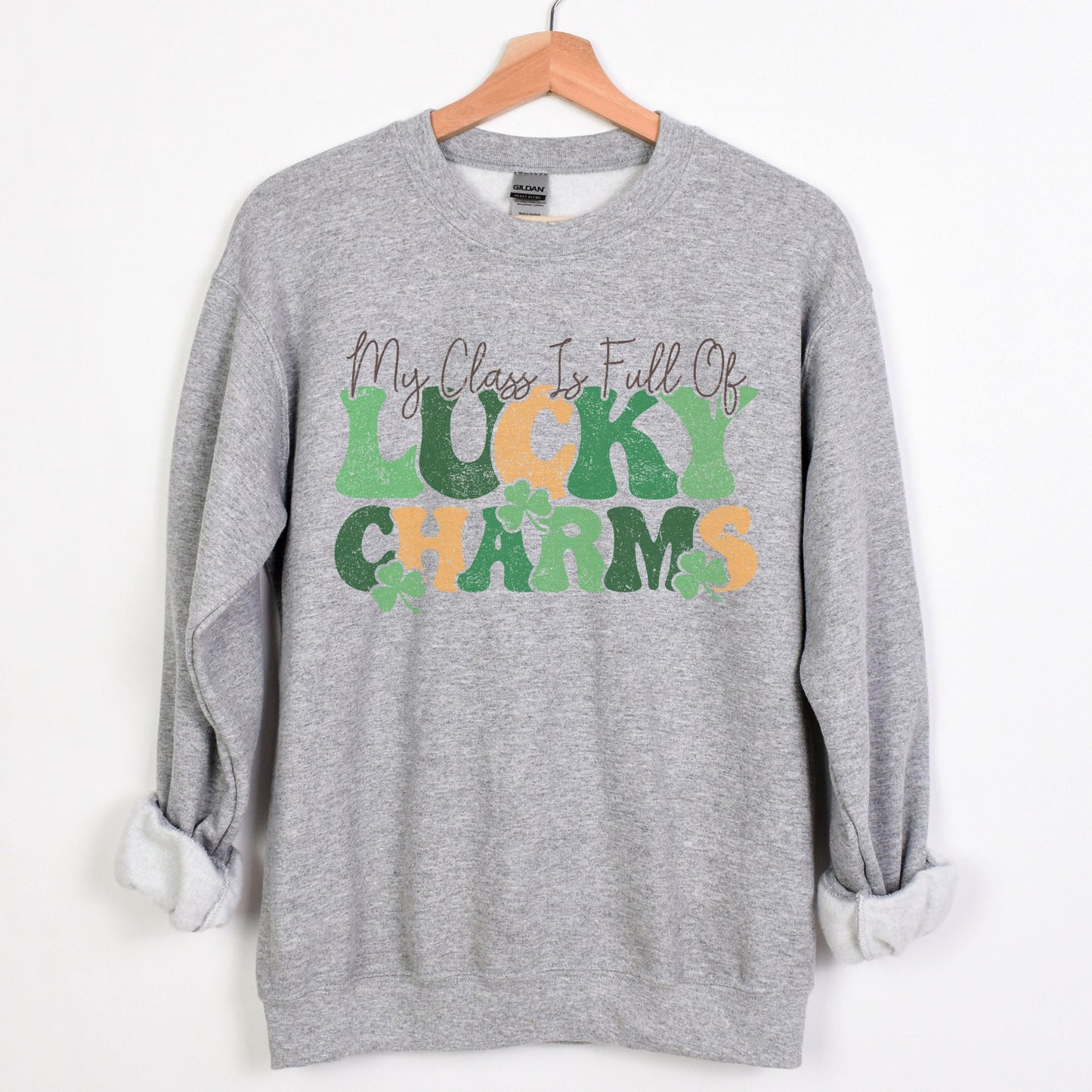 My Class Is Full Of Lucky Charms Sweatshirt, St Patrick Day Teacher, Teacher St Patrick's Day Shirt, One Lucky Teacher Shirt, Teacher Gift