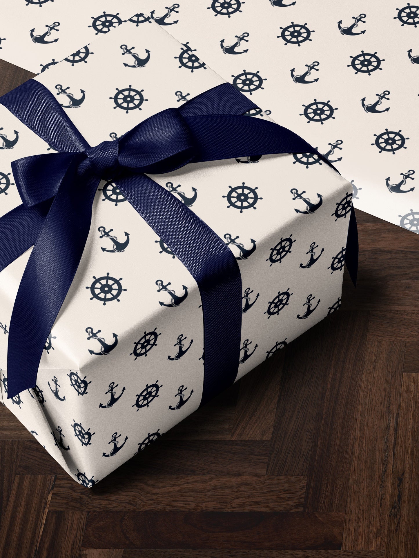 Boating Gift Wrap Paper Roll Sailboat Print Wrapping Paper Coastal Wedding Gift Nautical Gift for Him Beach Gift Idea Coastal Wrapping Paper