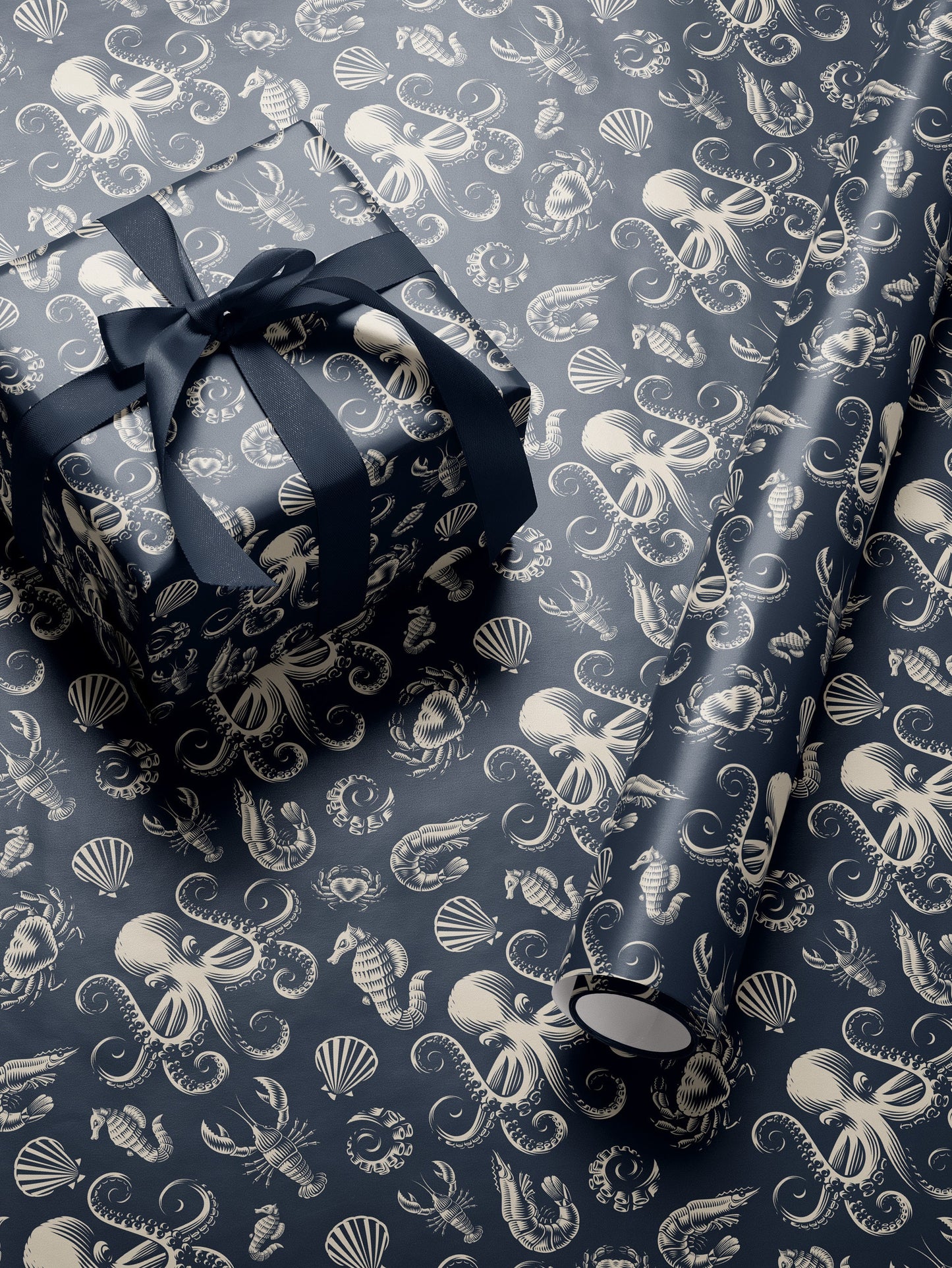Octopus Gift Wrapping Paper Ocean Life Art Underwater Print Wrapping Paper Pattern Octopus Art Sea Life Gift Octopus Decor Scrapbook Paper