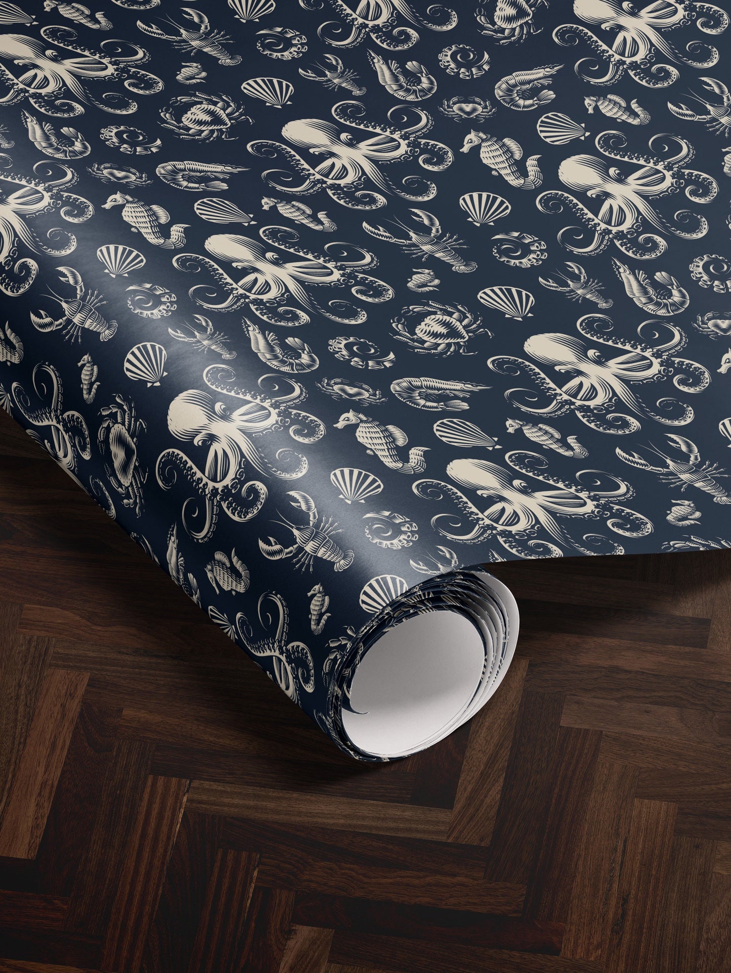 Octopus Gift Wrapping Paper Ocean Life Art Underwater Print Wrapping Paper Pattern Octopus Art Sea Life Gift Octopus Decor Scrapbook Paper