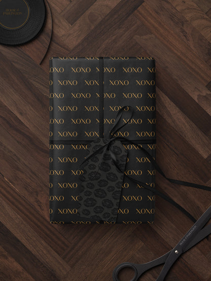 XOXO Wrapping Paper Love Gift Wrap for Special Occasion Wrapping Paper Wedding Gift for Valentines Day Gift for Her Date Night Gift