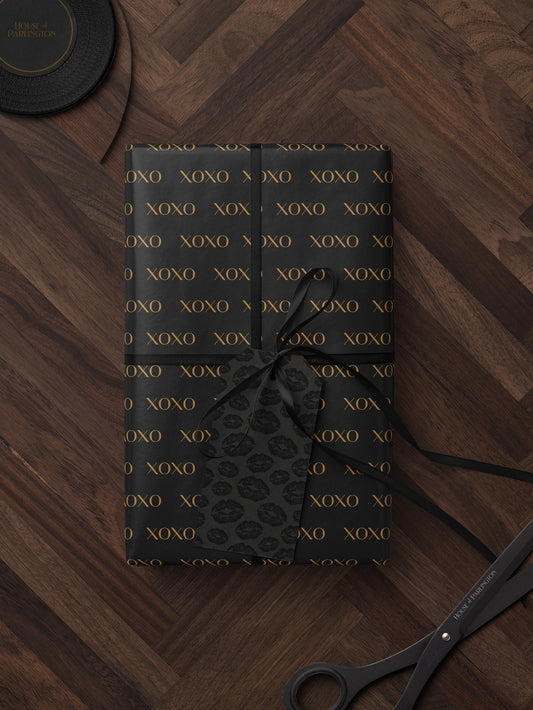 XOXO Wrapping Paper Love Gift Wrap for Special Occasion Wrapping Paper Wedding Gift for Valentines Day Gift for Her Date Night Gift