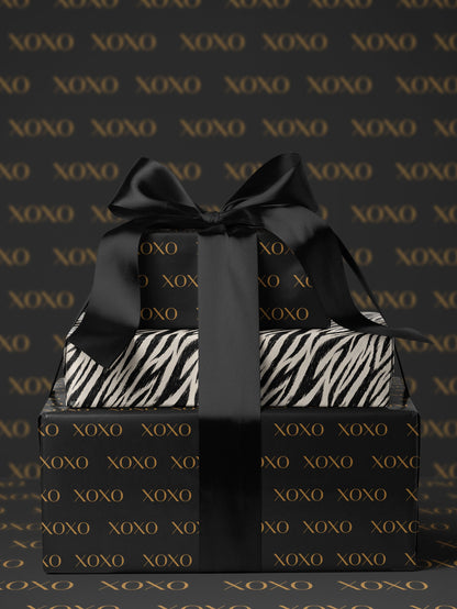 XOXO Wrapping Paper Love Gift Wrap for Special Occasion Wrapping Paper Wedding Gift for Valentines Day Gift for Her Date Night Gift
