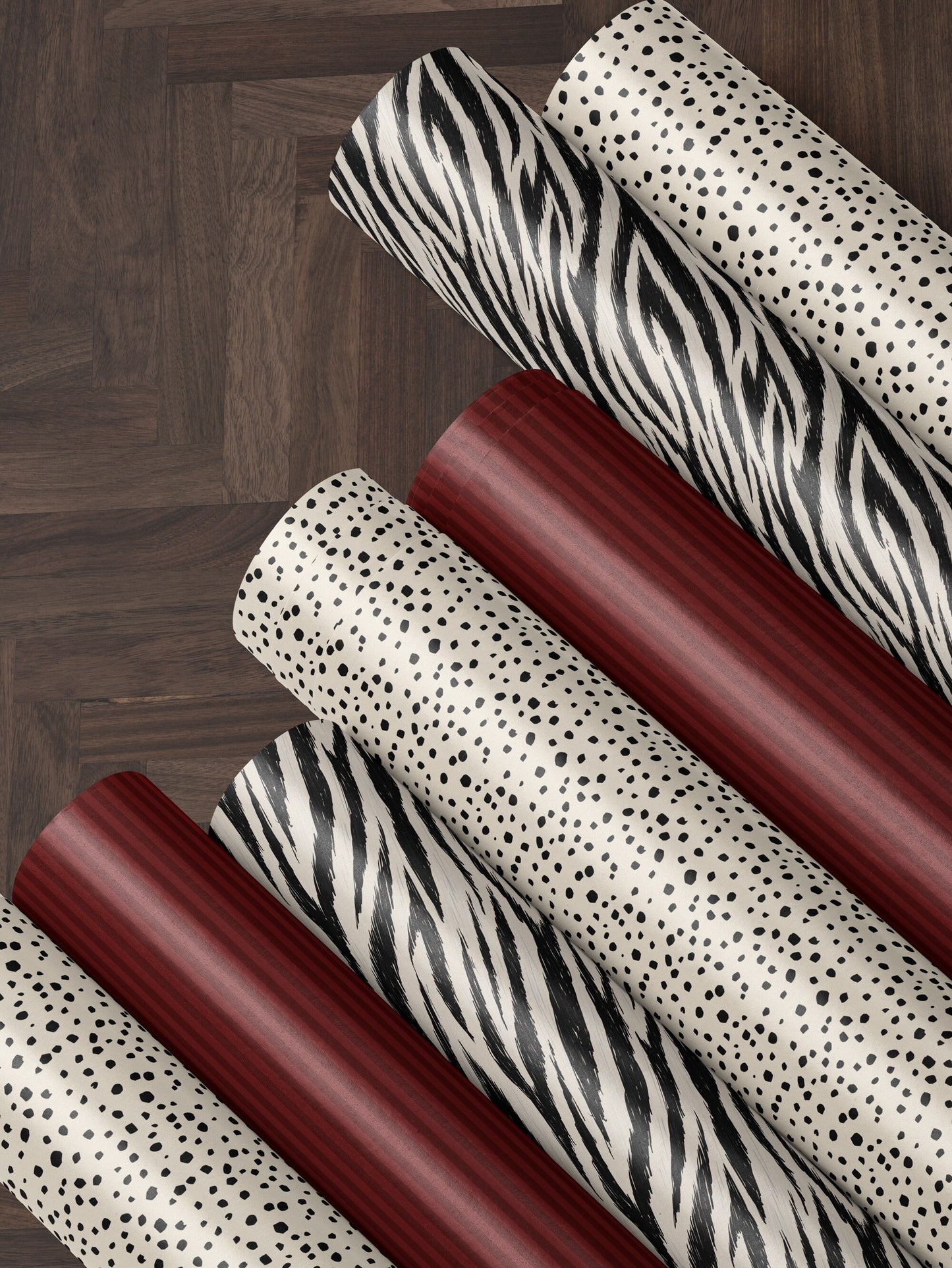 Spot Wrapping Paper Dalmatian Gift Wrap Animal Print Wrapping Paper Elegant Gift Wrap Birthday Gift Wrap Special Occasion Gift Wrap Black