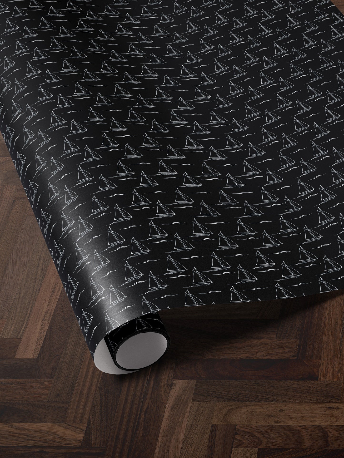 Sailboat Gift Wrap Paper Boating Gift for Men Sailboat Print Wrapping Paper Roll Yacht Gift Wrap Package Paper Sailor Gift Father Day Gift