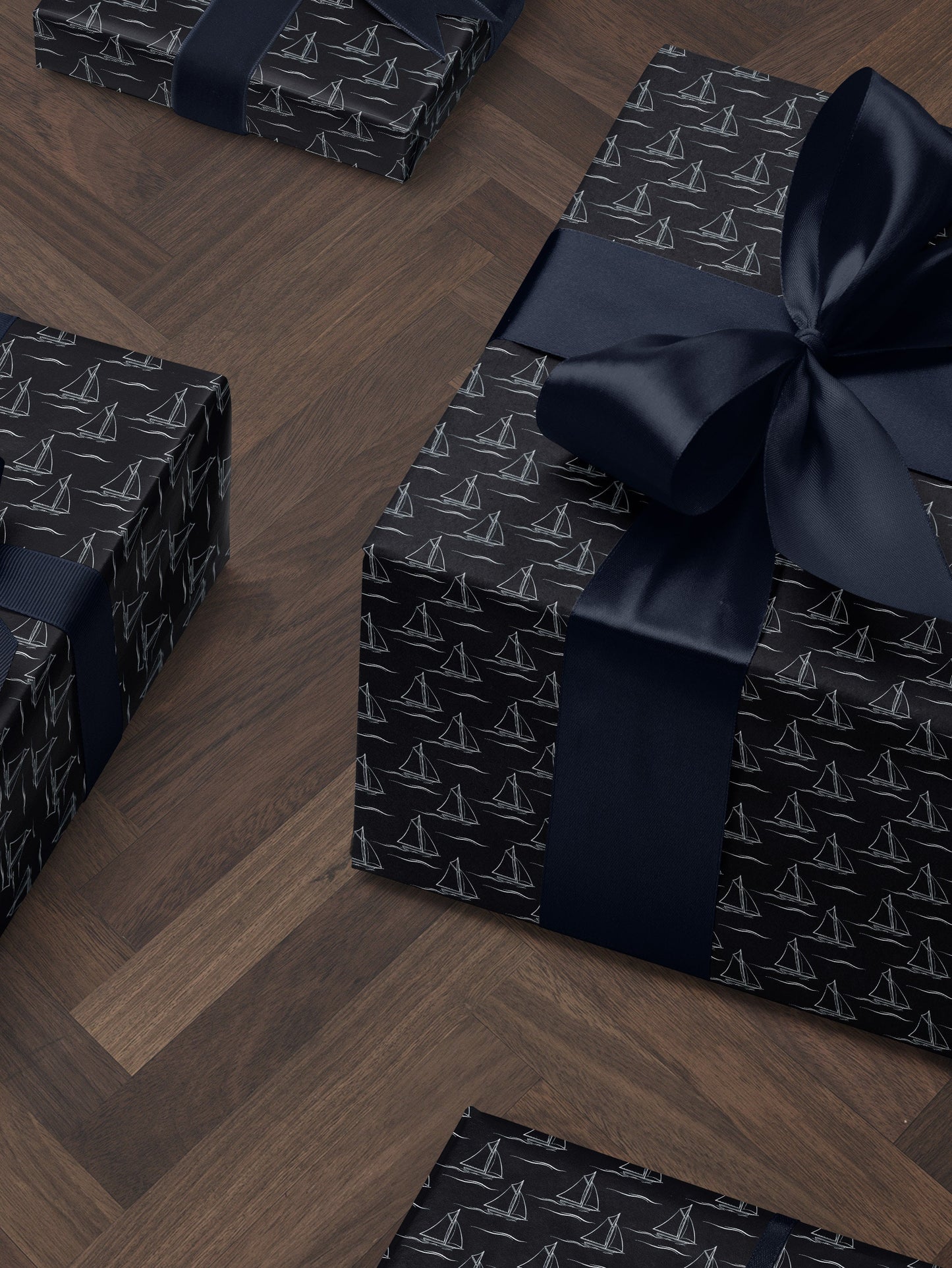 Sailboat Gift Wrap Paper Boating Gift for Men Sailboat Print Wrapping Paper Roll Yacht Gift Wrap Package Paper Sailor Gift Father Day Gift