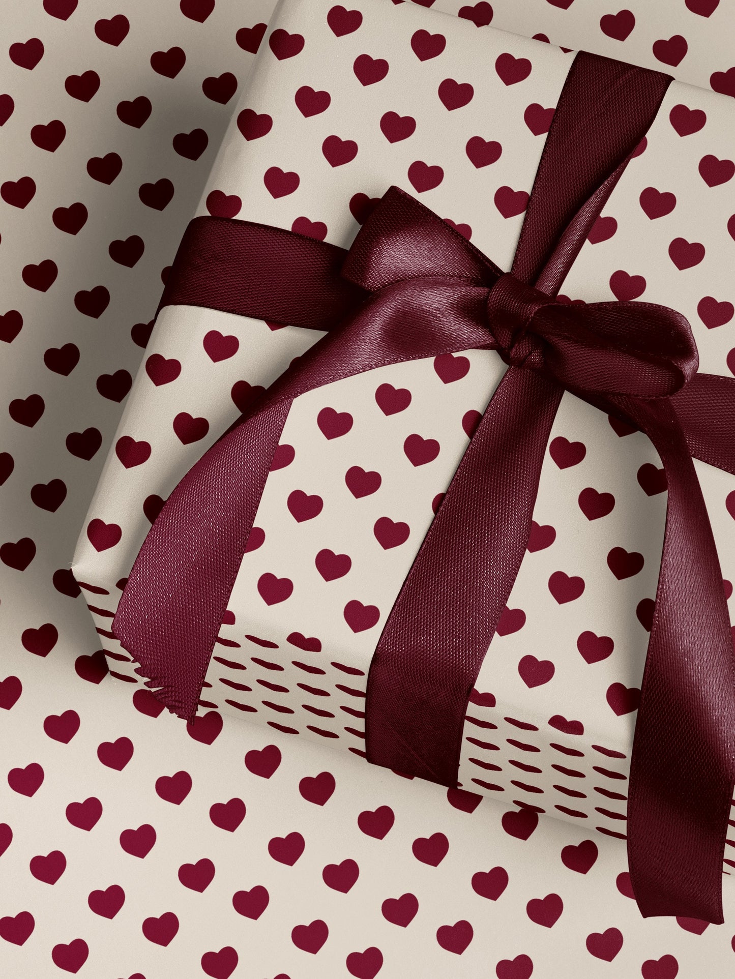 Heart Wrapping Paper Valentine Gift Wrap Love Gift Wrap Cute Gift Wrap Classic Gift Wrap Vintage Wrapping Paper for Gift for Her