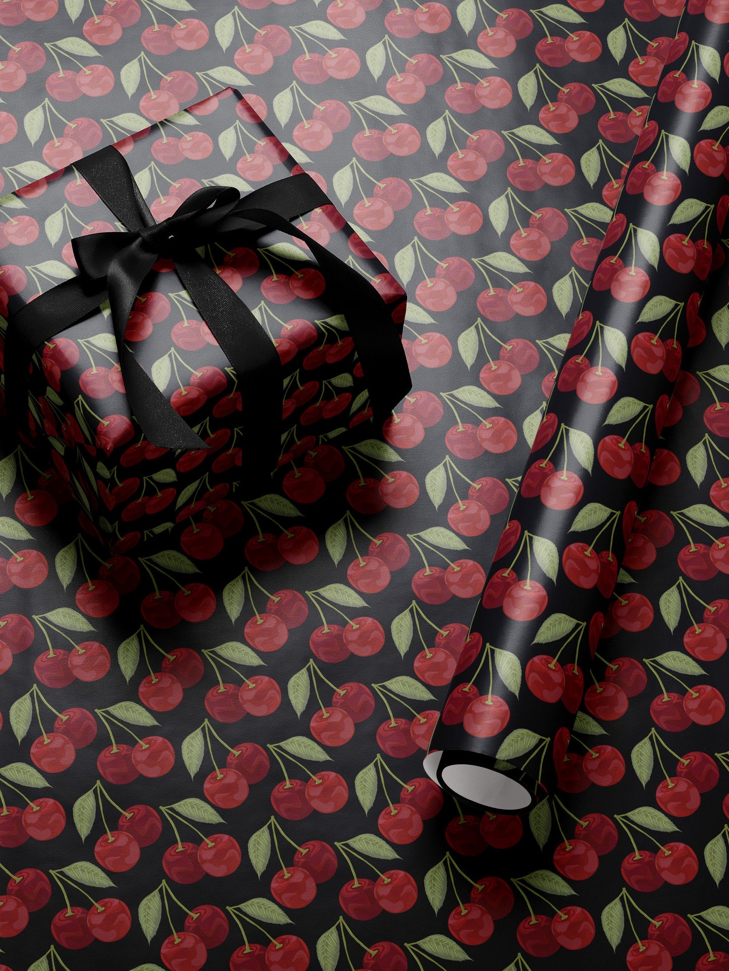 Sexy Wrapping Paper Red Gift Wrap Cherry Wrapping Paper Birthday Gift for Anniversary Gift Wrap Cherry Gift Wrap Romantic Gift Wrap For Her