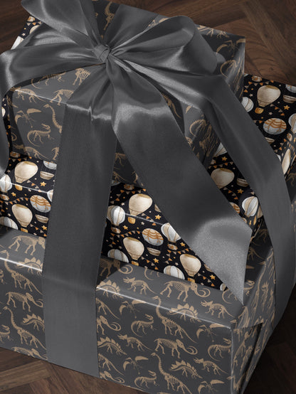 Dinosaur Wrapping Paper Boy Gift Wrap Birthday Gift Wrap Baby Shower Gift Wrap Little Boy Gift Wrap For Boy Wrapping Paper Son Gift Wrap