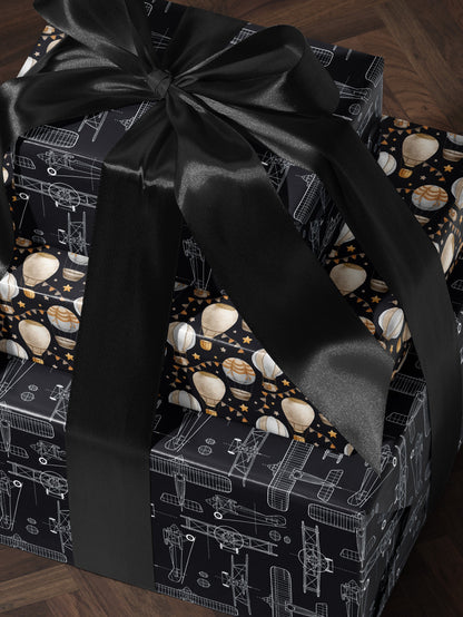 Airplane Wrapping Paper For Him Boy Gift Wrap For Boy Wrapping Paper Birthday Gift Wrap Boy Gift Wrap Baby Shower Gift Wrap Airplane