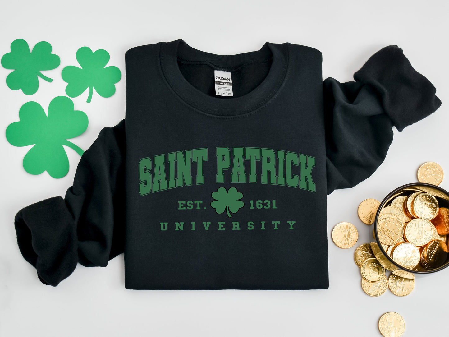 St Patrick's Day Sweatshirt, Lucky Charm Hoodie, St Patricks Day Shirt, Shamrock Shirt, Rainbow Sweater, Lucky Sweatshirt,Saint Patricks
