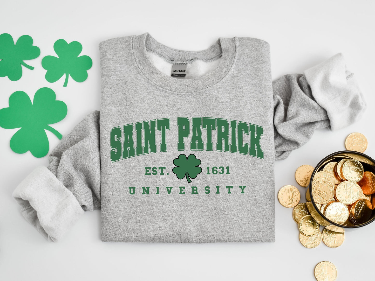 St Patrick's Day Sweatshirt, Lucky Charm Hoodie, St Patricks Day Shirt, Shamrock Shirt, Rainbow Sweater, Lucky Sweatshirt,Saint Patricks