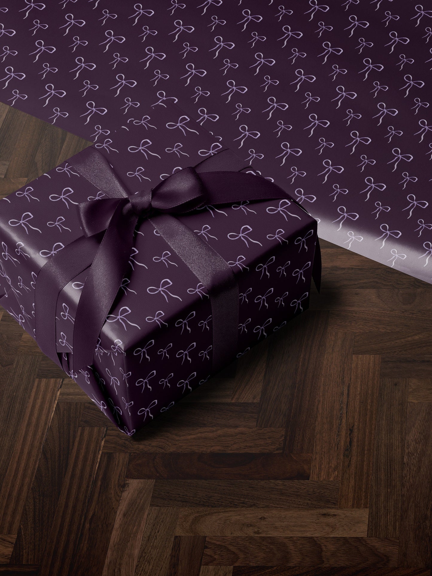 Purple Wrapping Paper Bow Gift Wrap For Her Girl Birthday Gift Wrap Girl Wrapping Paper Cute Wrapping Paper Baby Shower Girl Gift Wrap Baby
