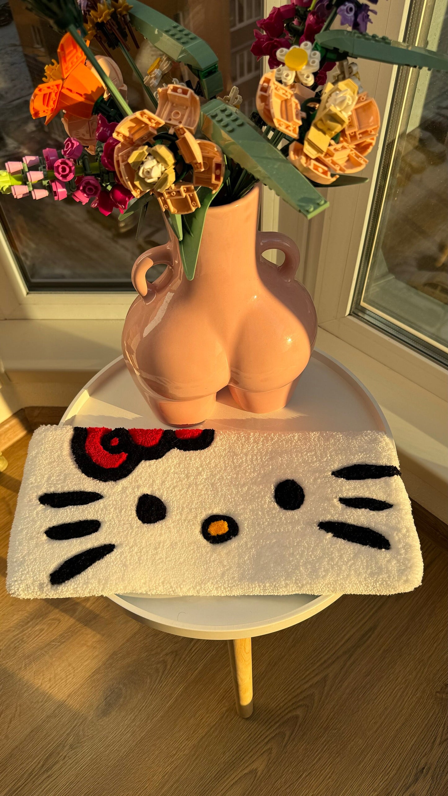 Skeleton handmade custom 3D tufting rug