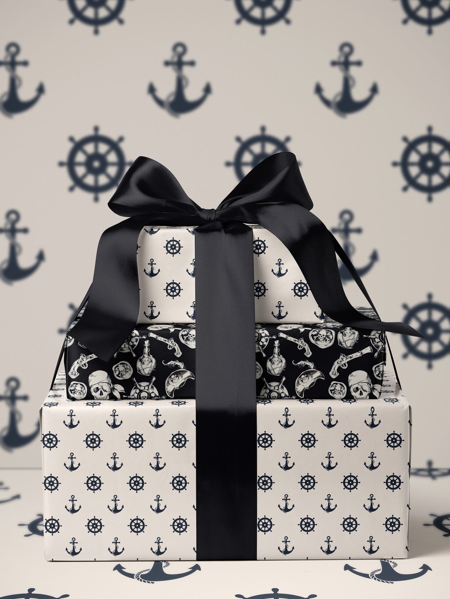 Boating Gift Wrap Paper Roll Sailboat Print Wrapping Paper Coastal Wedding Gift Nautical Gift for Him Beach Gift Idea Coastal Wrapping Paper