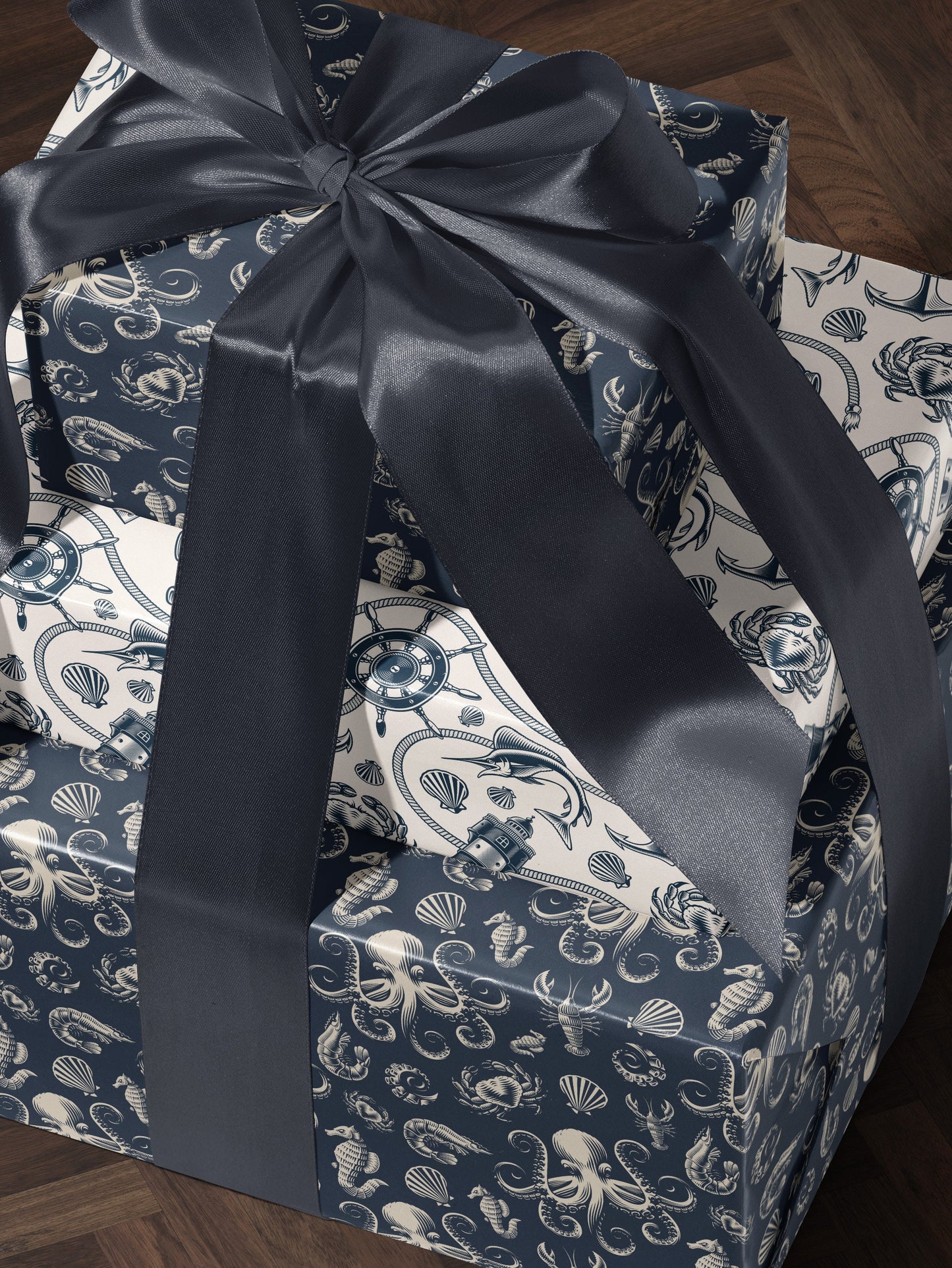 Octopus Gift Wrapping Paper Ocean Life Art Underwater Print Wrapping Paper Pattern Octopus Art Sea Life Gift Octopus Decor Scrapbook Paper