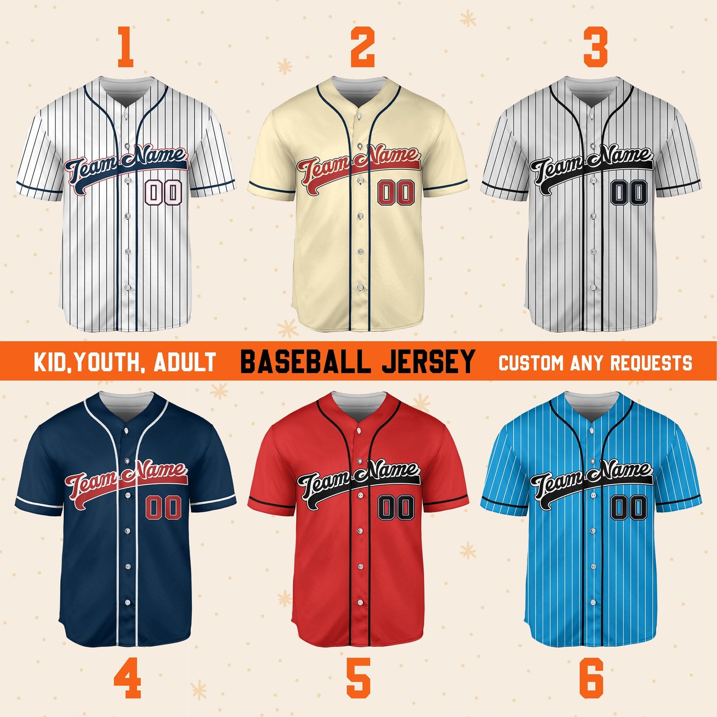 Personalized Name Custom Collection, Personalized Name Baseball Jersey, Custom Baseball Jersey Uniform Baseball Fans Baseball Lovers