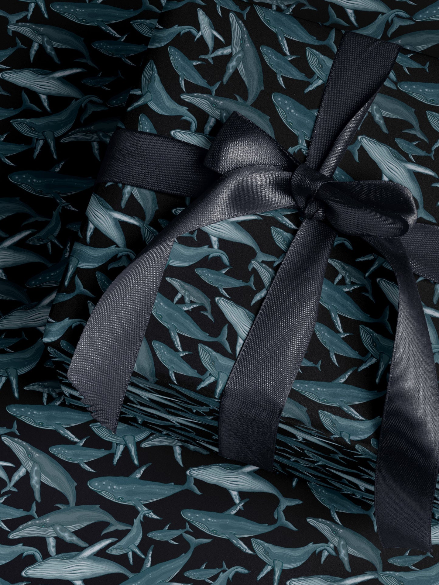 Whale Gift Wrap for Him Whale Art Print Sealife Wrapping Paper Kid Marine Life Print Blue Wrapping Paper Craft Supply Father Day Gift Dad