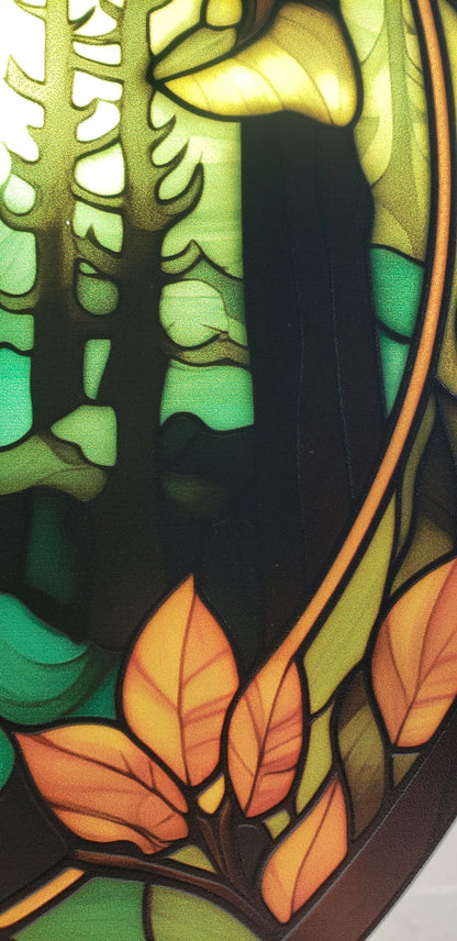 Dalmatian: Stained Glass Style Window Hanging