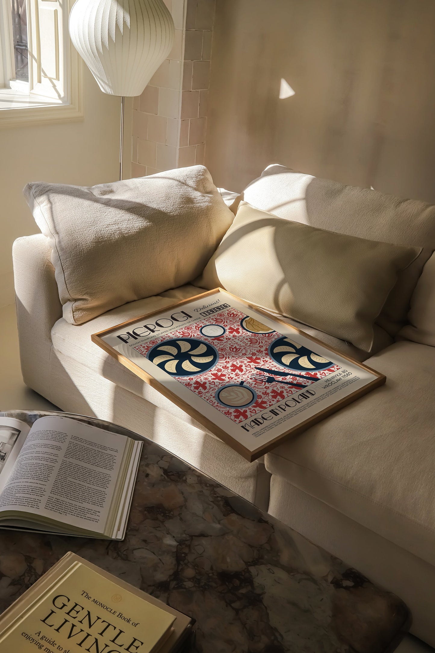 Pierogi Poster, Kitchen Poster, Kitchen Print, Food Poster, Modern Kitchen Decor, Home Decor, Wall Art, Retro Wall Art, Dumplings