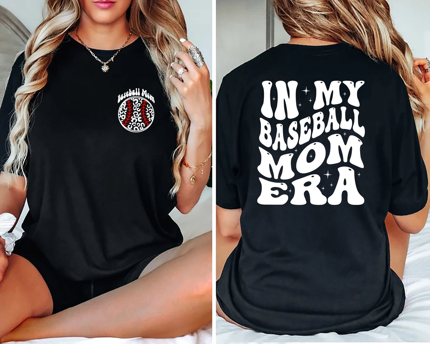 Custom Baseball Mom Sweatshirt, In My Baseball Mom Era Shirt, Sport Mom Shirt,Game Day Sweater Baseball Mom Shirt for Baseball Mama Crewneck