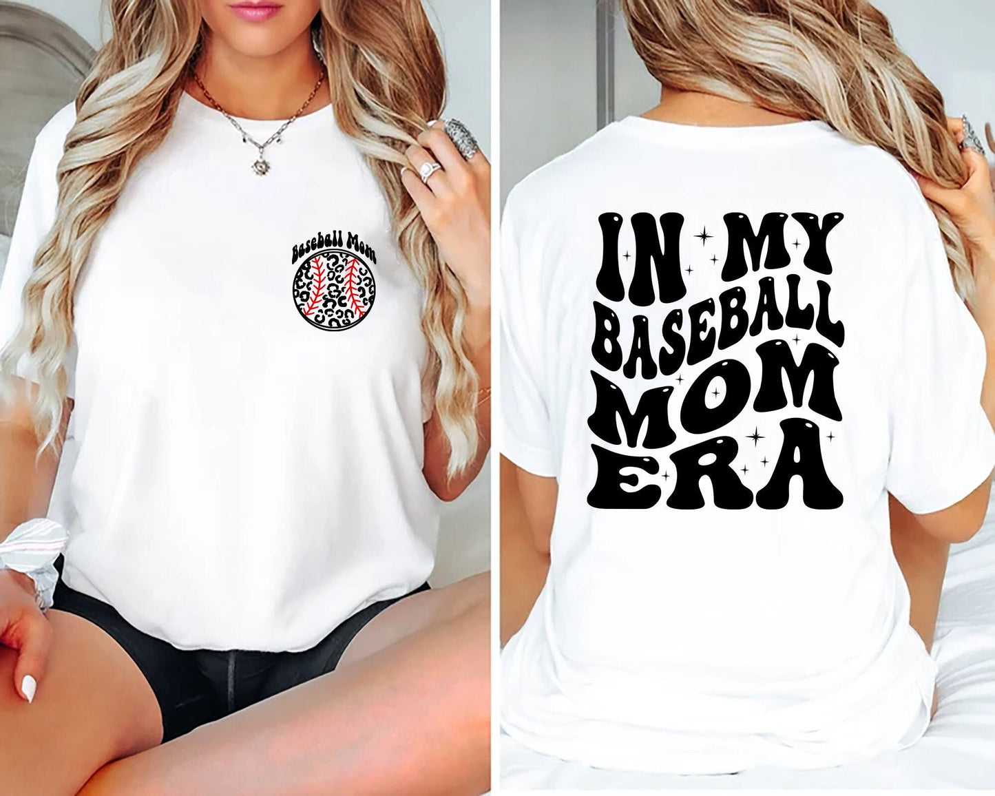 Custom Baseball Mom Sweatshirt, In My Baseball Mom Era Shirt, Sport Mom Shirt,Game Day Sweater Baseball Mom Shirt for Baseball Mama Crewneck